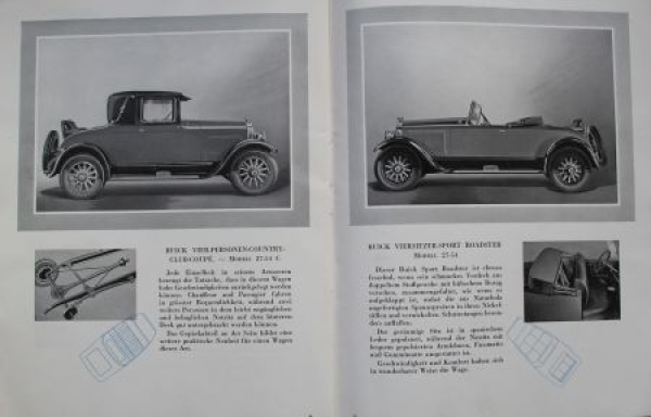 Buick 6 Cylinder Cars Modelprogram 1928 Carbrochure (8696)